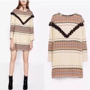 boho sweater dress